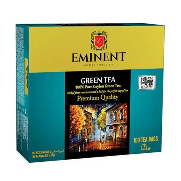 چای سبز کیسه ای امیننت EMINENT GREEN TEA تی بگ 100 تایی